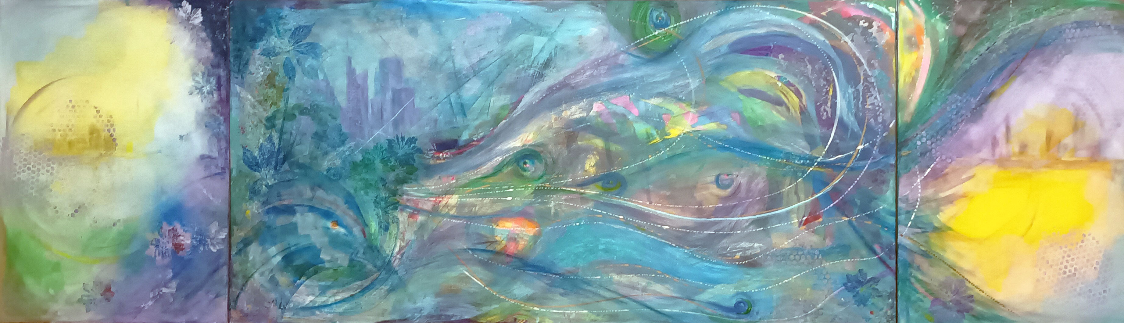 What is going around - Acryl auf Leinwand