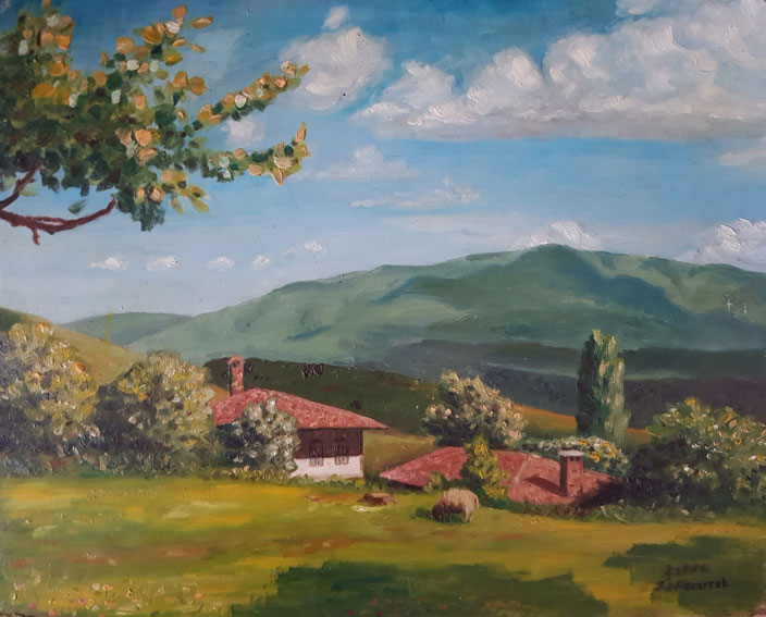 Im Balkan - Öl auf Hartfaser