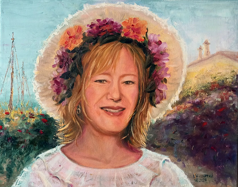 Madame B. - Öl auf Leinwand